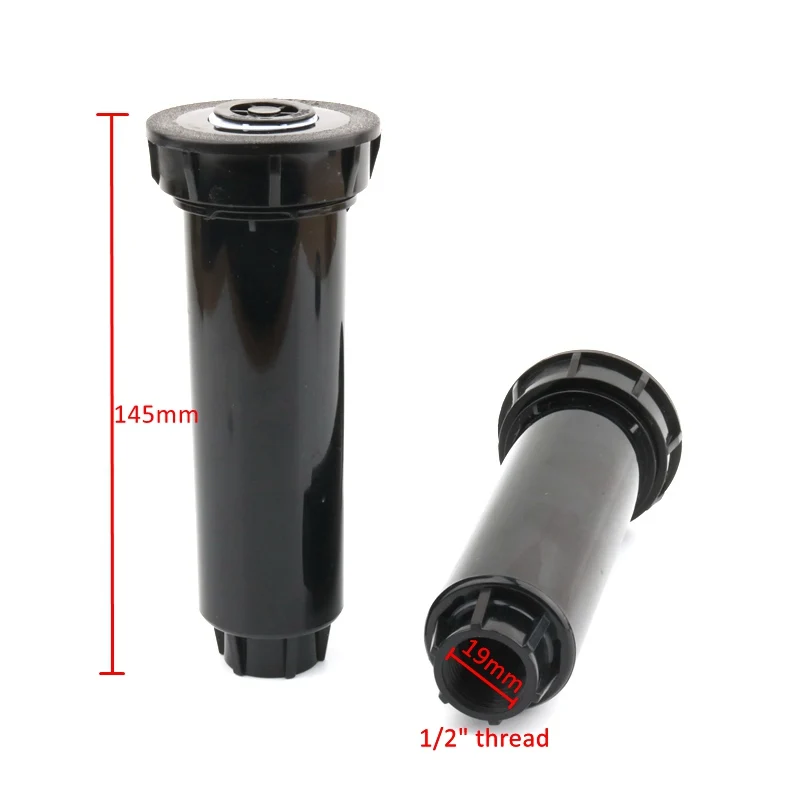1pc 조정 가능한 25360도 팝업 스프링클러 1/2 스레드 정원 잔디 관개 급수 스프링클러