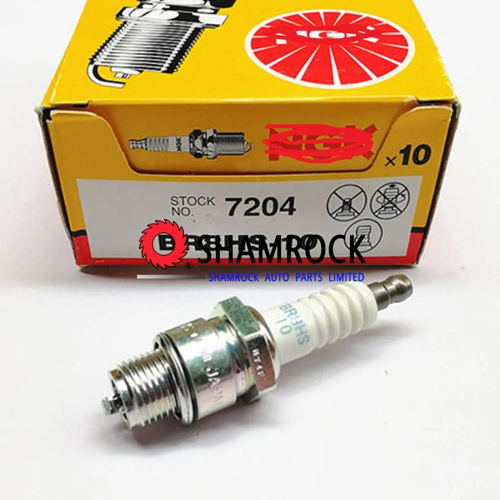 Оригинальные лазерные никелевые свечи зажигания NNGK BR8HS-10 7204 подходит для двухтактных скоростных лодок Yyamaha