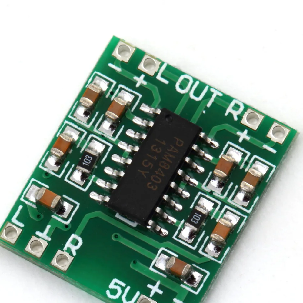 Высокое качество PAM8403 аудио модуль DC 5 в мини класса D Цифровой усилитель доска lcd