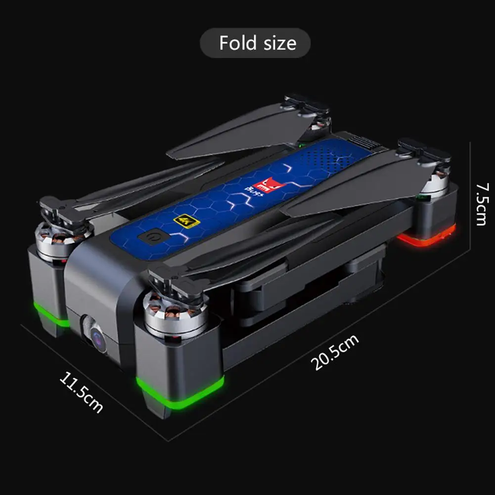 Дрон с дистанционным управлением 4K 5G WiF HD камера Квадрокоптер FPV складной четырехосевой Дрон с бесщеточным Мотором оптическое позиционирование потока