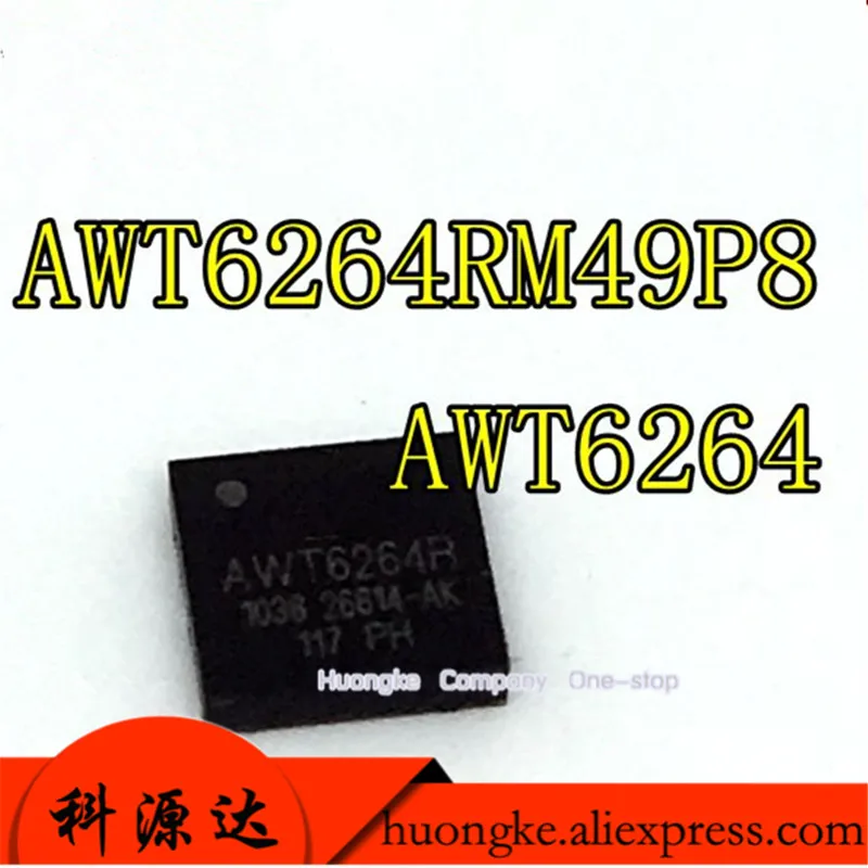 

10PCS/LOT AWT6264RM49P8 silk screen AWT6264R QFN IN STOCK