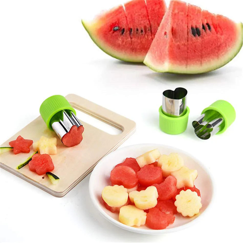 12PCS Stainless Steel Biscuit Printing Mold Full-protection Handle Butterfly Surface Mold Vegetable& Fruit Cutting Mold Cutter