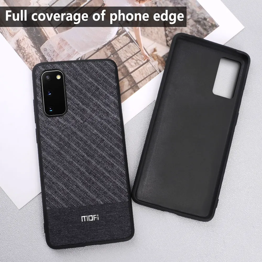 MOFi case for Samsung S20 Ultra case shockproof back cover for Galaxy S20+ Plus luxury cloth coque capas silcone housing cases MOFi case for Samsung S20 Ultra case shockproof back cover for Galaxy S20+ Plus luxury cloth coque capas silcone housing cases