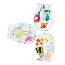 Варежки детские товары Satey Детские хлопковые Новорожденные четыре сезона мягкие анти-захватные перчатки(случайный цвет