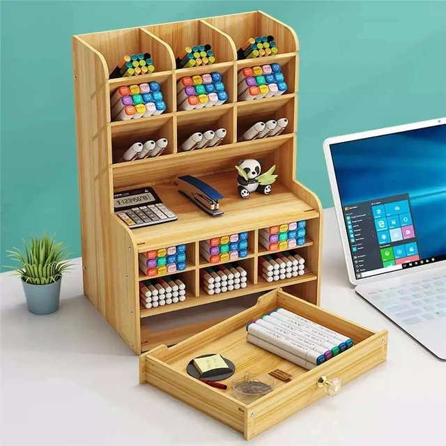 Ayane Creative Pen Pencil Holder Receiving Box Desktop Learning