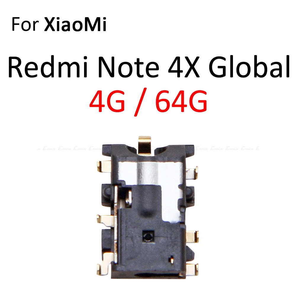 Ухо разъем для наушников аудио Flex для Xiaomi Redmi Примечание 5A 4X 4A 4 3 Pro Разъем Запасные части - Цвет: ForRedmiNote4XGlobal