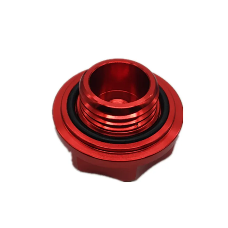 SPSLD Алюминиевый автомобильный масляный колпачок для топливного бака масляный колпачок для масляного наполнителя двигателя для honda D/B/H/K/F/L-series - Цвет: Красный