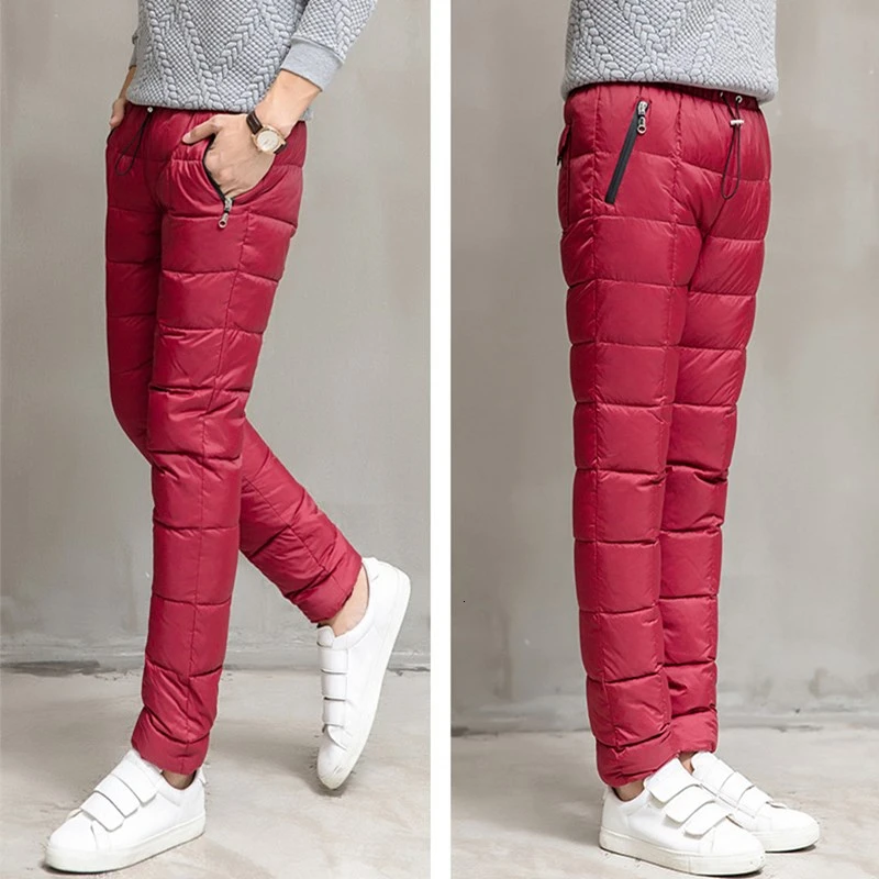 Winter Hiking Pants Men Winter Mountaineering Pants Fishing Warm