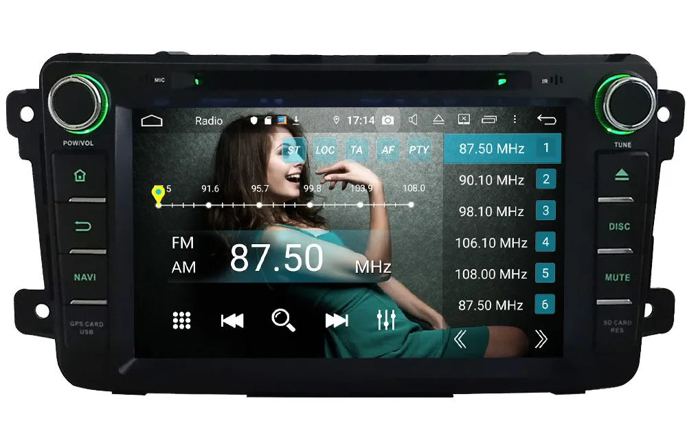 Clearance Klyde IPS 4G WIFI Android 9 Octa Core 4GB RAM 64GB ROM DSP Car DVD Multimedia Player Radio GPS Glonass For Mazda CX-9 2007-2018 4
