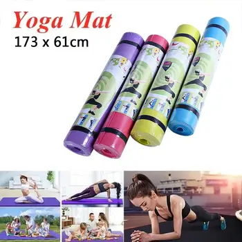 

Universal Non-Slip Mat Fitness Mat 173 * 61 * 0.4cm Body Line Exercise Gym Pilates Meditation Accessory Tool Workout Yoga Mat