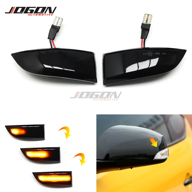 Clignotant ociamique LED pour Renault Megane 3 MK3 III RS 2008-2016  décennie kIII X91 Fluence, Indicateur de Miroir - AliExpress