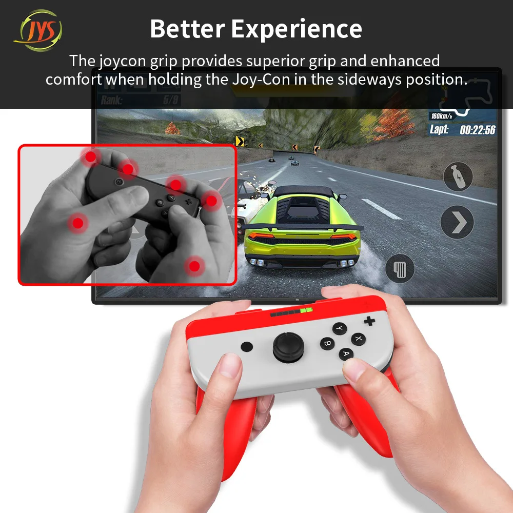 2PCS Joycon Bracket Stand Holder For Nintendo Switch/Nintendo Switch OLED JOY CON Controller Gamepad Hand Grip Strap Accessories