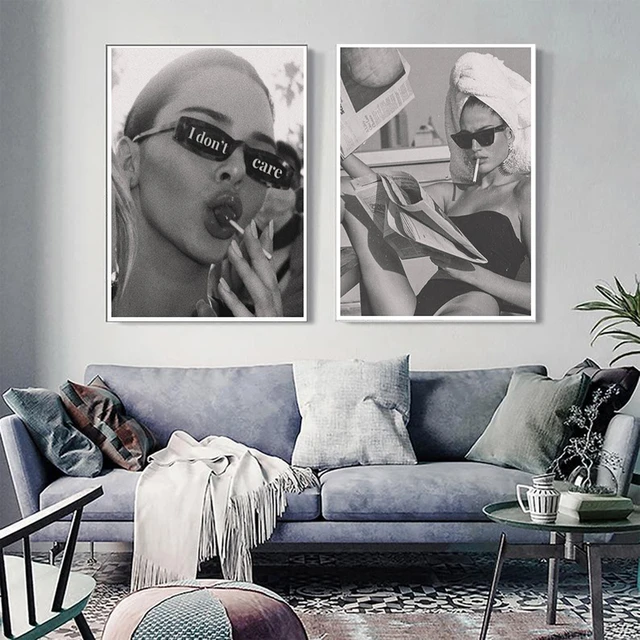 Black White Photo Prints Wall Arts  Black White Poster Wall Art - Black  White Sexy - Aliexpress