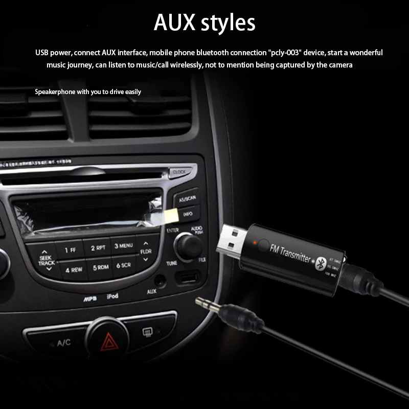 Мини 2 в 1 беспроводной Bluetooth 5,0 USB передатчик приемник адаптер 3,5 мм AUX светодиодный индикатор кнопка переключатель Plug& Play