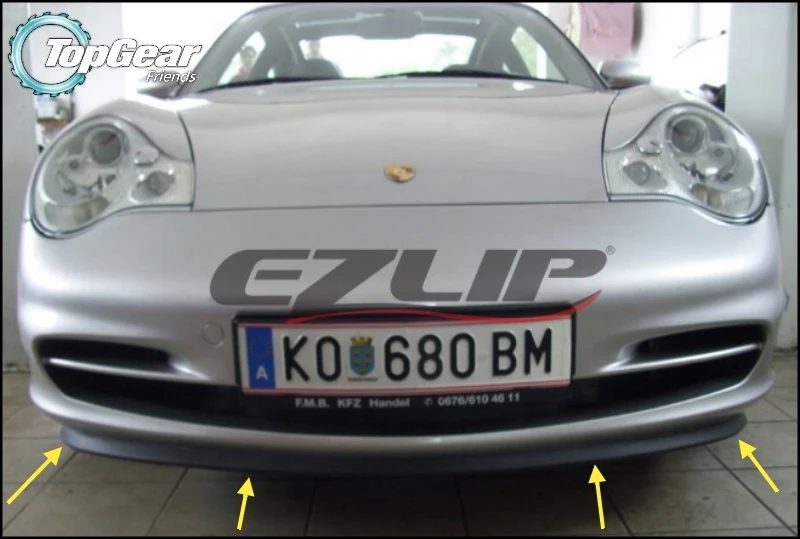 Для Porsche Cayman 987 987C 981 981C бампер губы/верхнее снаряжение магазин спойлера для