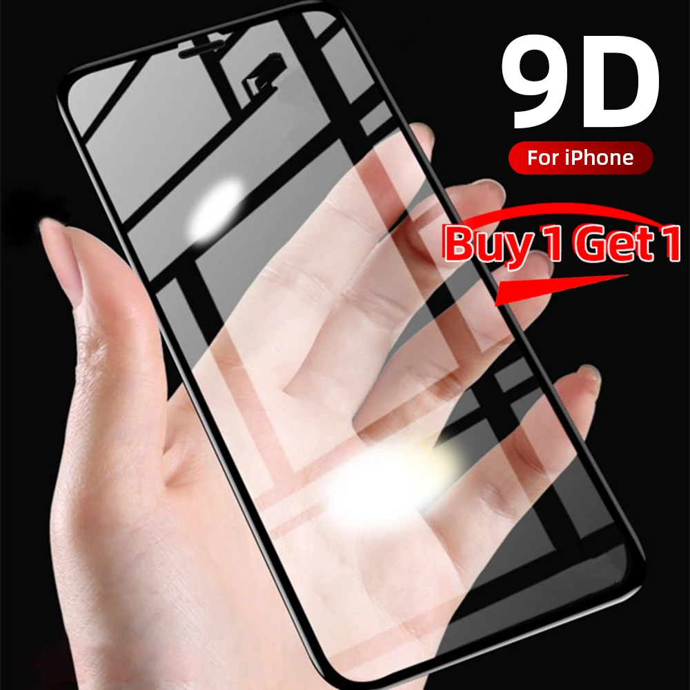 2 шт. Защитное стекло для iPhone SE 2020 11 Pro Max XR XS 8 7 Plus 6S|Защитные стёкла и плёнки| |