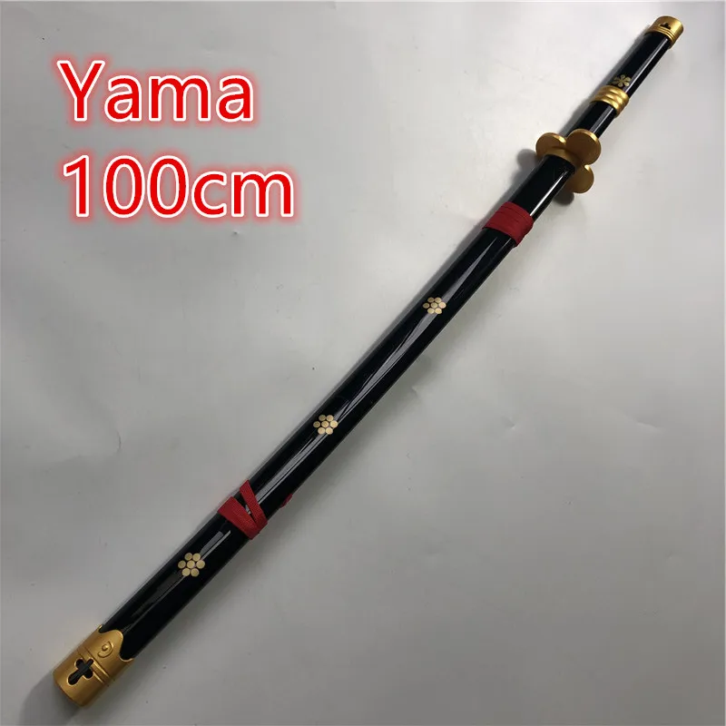 Anime Cosplay 1:1 Yama magic sword Roronoa Zoro Sword Weapon Katana Espada Wood Ninja Knife Samurai Prop Toys 100cm | Дом и сад