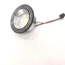 4 шт./лот трихроматический светильник 3 цвета COB Lampada cut 45 мм 85-265 в 3 Вт Bombillas Светодиодный точечный светильник Lamparas светодиодный светильник с температурой