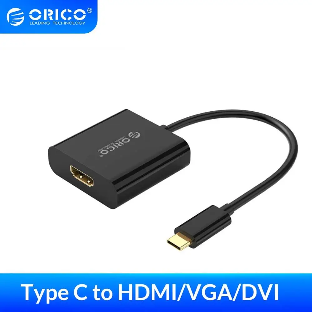 ORICO Type C к HDMI/VGA/DVI usb хаб ABS конвертер Папа мама для ноутбука мобильный