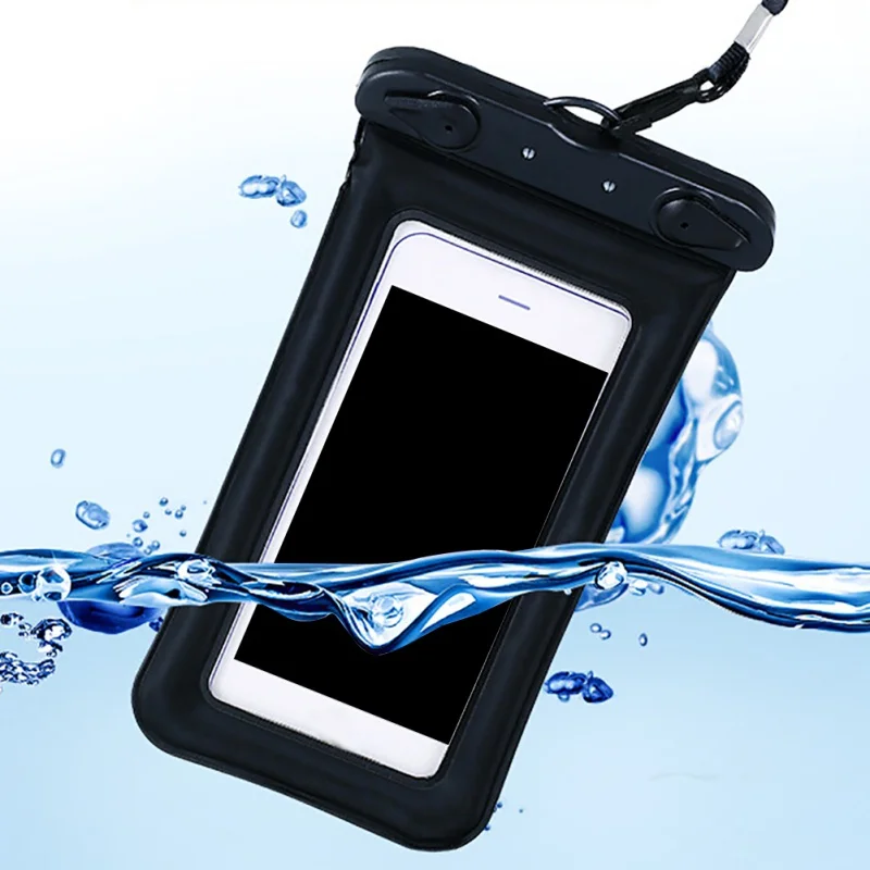 9 Colors Swimming Bag Waterproof Multi-style Valve Type Mini 6 inches For Smartphone Touch Screen B