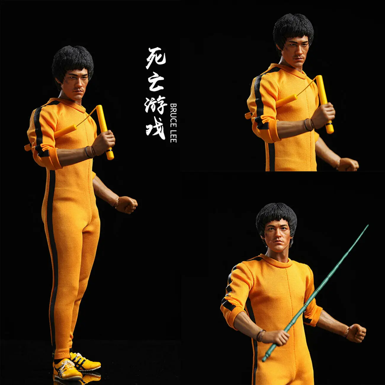 DJ-CUSTOM 1/4 масштаб Брюс Ли фигурка модель ABS Игра смерти Новинка в коробке