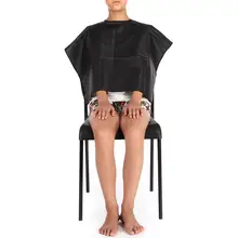 Парикмахерская мантия Фартук водонепроницаемый детей взрослых волос резка накидка