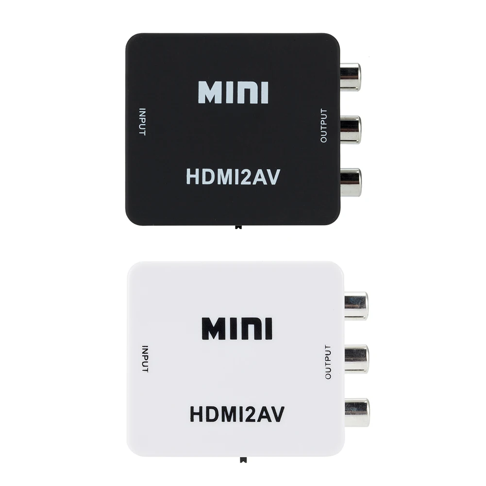 HDMI в AV конвертер адаптер поддерживает NTSC PAL для PS3 DVD плеера компьютера| |