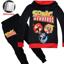 Комплект одежды для мальчиков и девочек, толстовка с капюшоном+ штаны, детский весенне-осенний свитер, пальто, брюки футболка топы, футболки