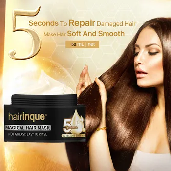 

50g Miracle Protein Hair Care Mask Repairs Damage Restores Soft Hair 5 Seconds Nourishes Keratin Hair & Scalp Treatment TSLM1
