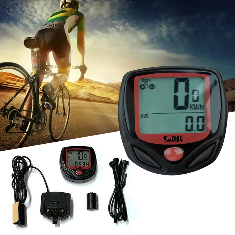 

Bicycle Speedometer Computer LCD Digital Display Waterproof Speedometer Riding Speedometer Riding Accessories