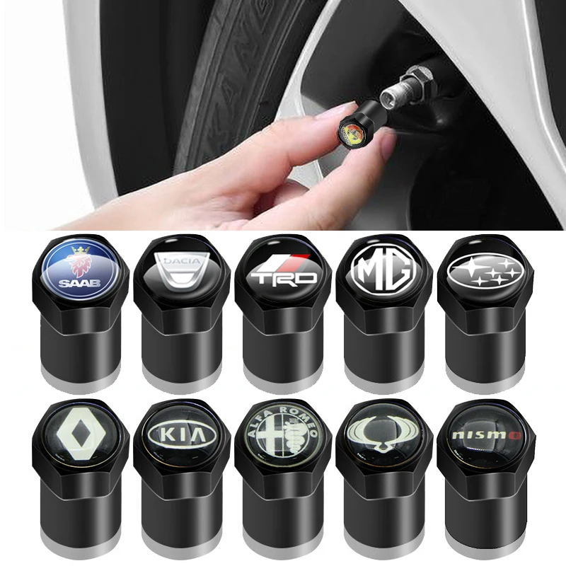 Tapas de válvula de neumático de coche, herramientas automáticas para Volvos XC60, V40, XC90, S60, C30, XC40, S40, FH, V50, V60, S90, camiones, juguetes, productos, 4 Uds.