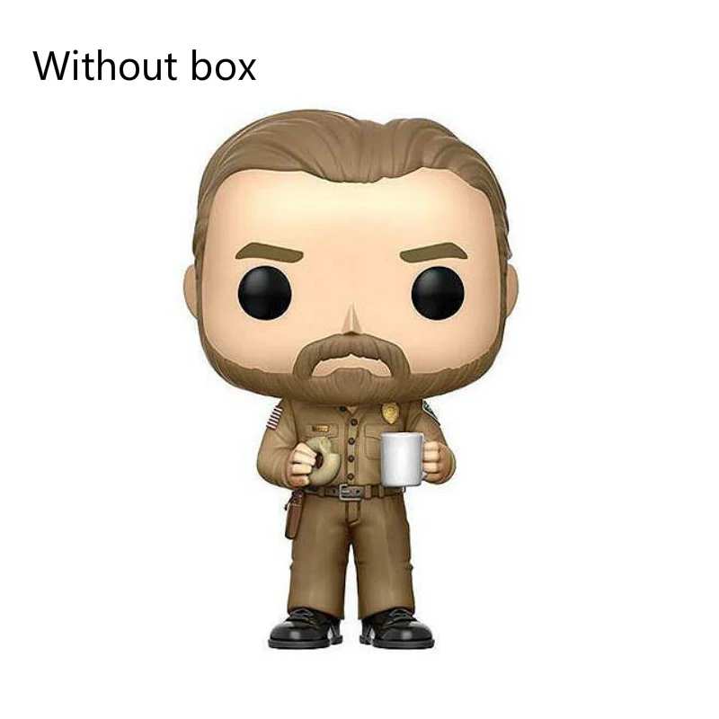 Funko поп странные вещи Joyce Byers Дастин Jim Hopper Eleven коллекция фигурок из ПВХ модель игрушки подарок - Цвет: 512 without box4