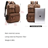 Men Laptop Backpack Rucksack Canvas School Bag Travel Backpacks for Teenage Male Bagpack Computer Knapsack Bags Computer Bag 6