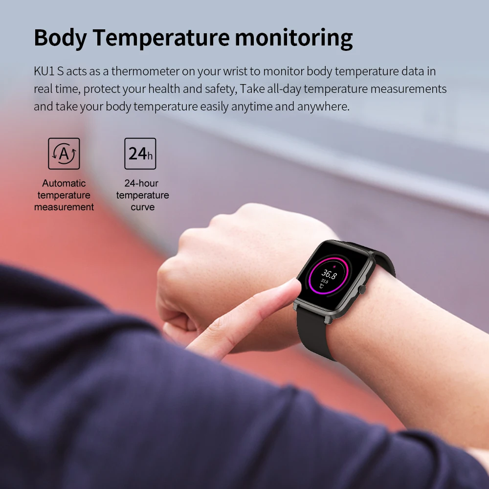 Kumi Ku1s Men Smart Watch Sport Fitness Heart Rate Tracker Blood Pressure  Monitor Waterproof Women Smartwatch - Smart Watches - AliExpress