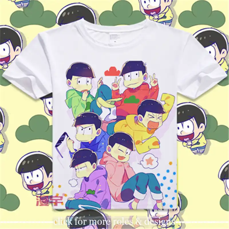 Mr Osomatsu Matsuno Karamatsu Choromatsu Matsuno Ichimatsu Todomatsu Matsuno Cosplay Costume Adult Kids Short Sleeve T Shirt Aliexpress