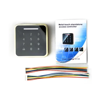 

Hot ID 125Khz IC 13.56Mhz metal fingerprint access code accessible Wiegand reader access control access