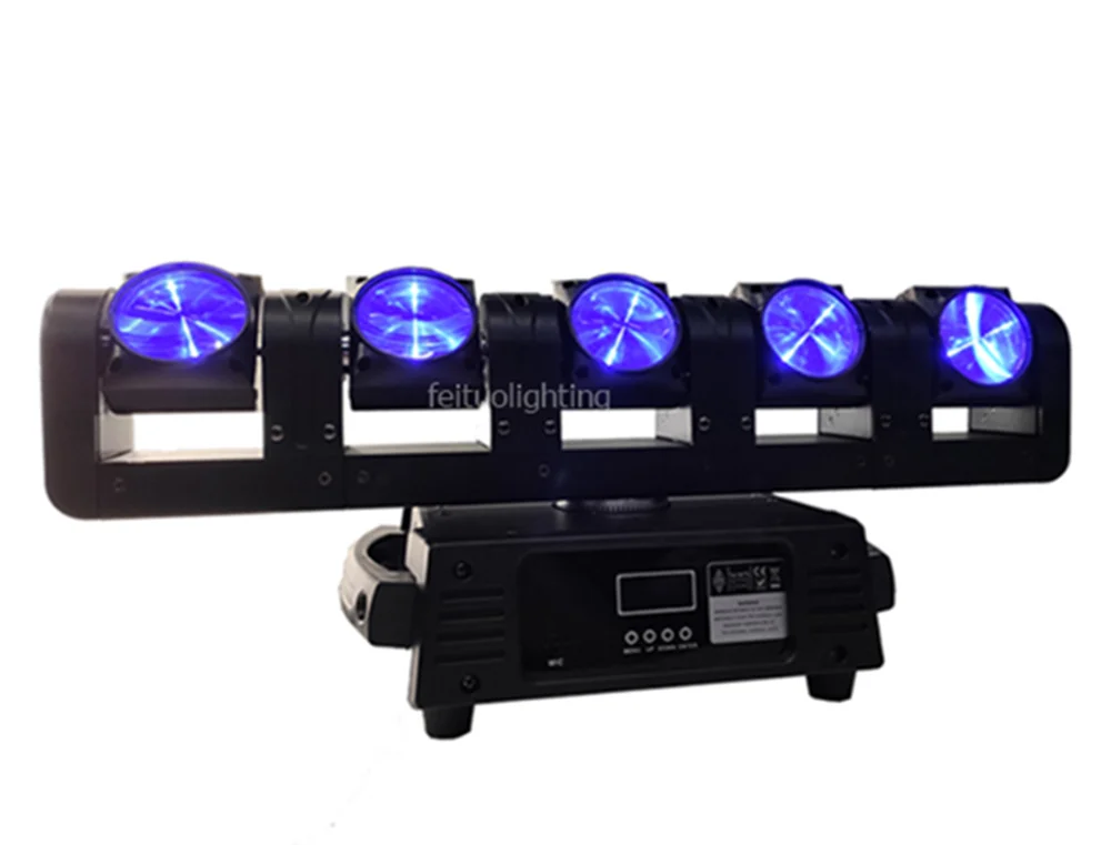 2 шт.+ FlyCase 5x15 Вт Светодиодный луч бар светильник движущаяся голова светильник RGBW Мыть пиксель/точка управления луч бар светильник вечерние клуб Свадебный светильник