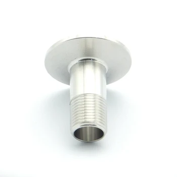 

1/4" BSP Male x 40mm Ferrule OD 304 Stainless Steel Sanitary Connector Pipe Fitting For Homebrew Fit 1" Tri Clamp