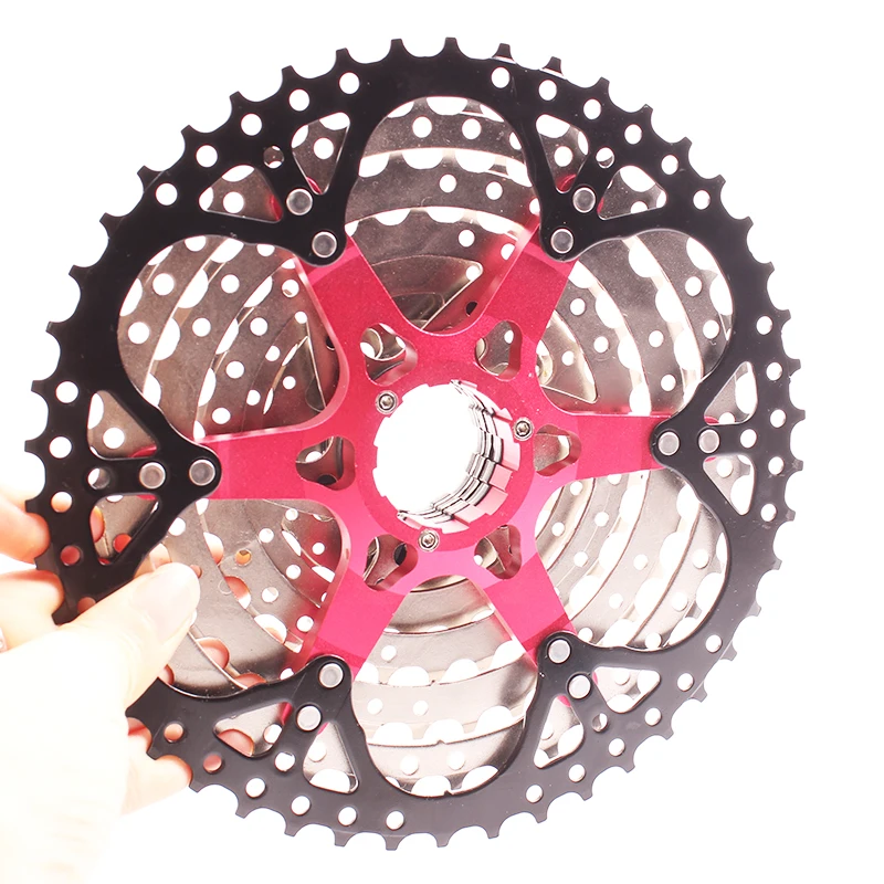 SMLLOW 9speed 11-46T MTB велосипедная кассета с цепным колесом горный велосипед широкоугольные звездочки 9s k7 9speed Freewheel