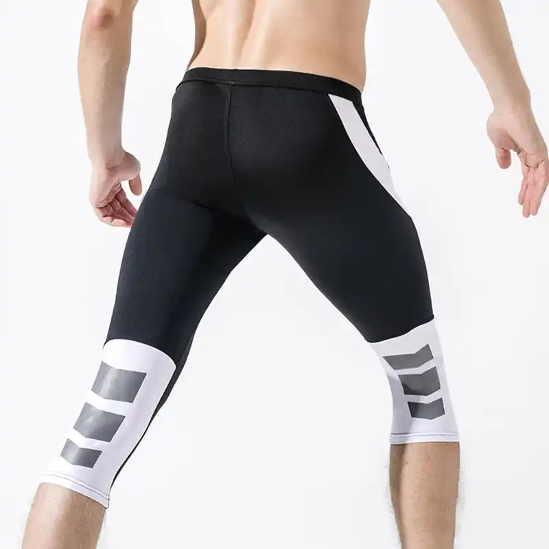 Fitness Gym SKYSPER Pantalones Cortos de Compresi/ón Hombre Mallas Cortas Running Leggings Deportivos para Hombres Secado R/ápido Transpirable para Deporte