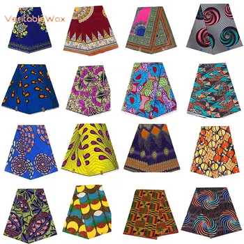 

Blesing 100% cotton Ankara Africa prints fabric real wax pagne tissu sewing material for craft party dress DIY floral patterns