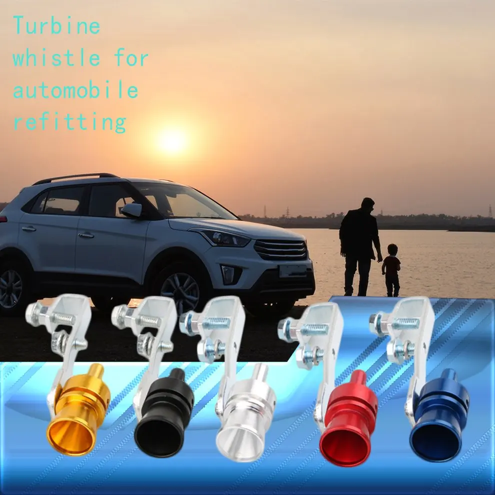 Универсальная выхлопная труба со звуком Turbo поддельный выдув аксессуары для