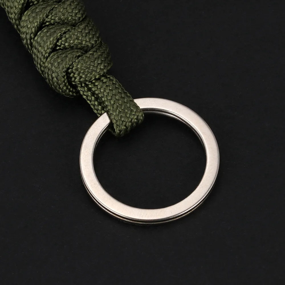 Fashion Vikings Rune Hand Woven Keychain Outdoor Camping Survival Rope - Image 6