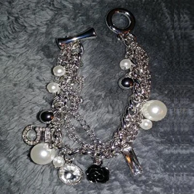 Новые модные жемчужные браслеты и для женщин bijoux Crystal No.5 Роскошный Жемчужный