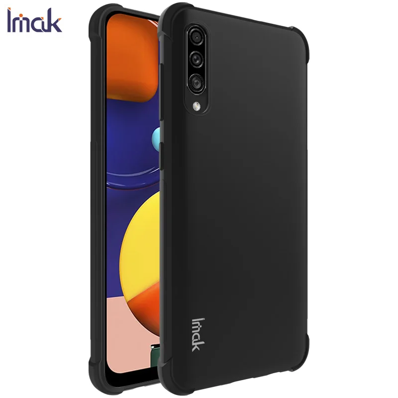 Чехол для samsung A30 Crystal, чехол для samsung A 30 S, задняя крышка IMAK TPU для samsung Galaxy A30 A 30 S, чехол SM-A305 SM-A307 - Цвет: Metal Black