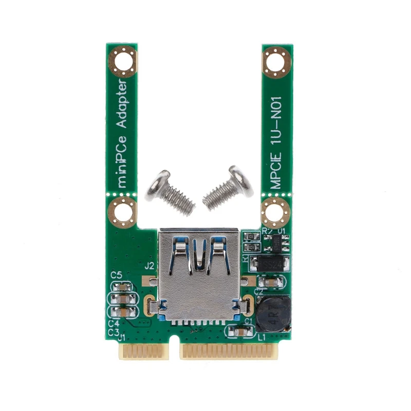 

1 Set Mini PCI-E PCI-Express Card To USB 2.0 Male Converter Adapter Card