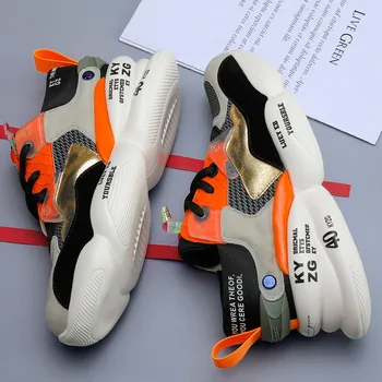 

men's running shoes men's sports shoes adult shoes Multicolor stitching tide shoes sports shoes men shoes muscle shoes