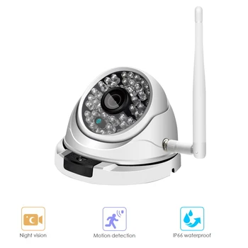 

Outdoor Indoor Dome Security Camera CCTV Surveillance Camera IP66 Weatherproof 20m Night Vision Motion Detection Support Onvif