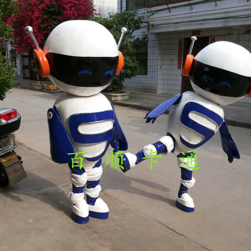 ロボットマスコット衣装スーツコスプレパーティーゲームドレス服服広告カーニバルハロウィンクリスマスイースター祭大人 Mascot Aliexpress