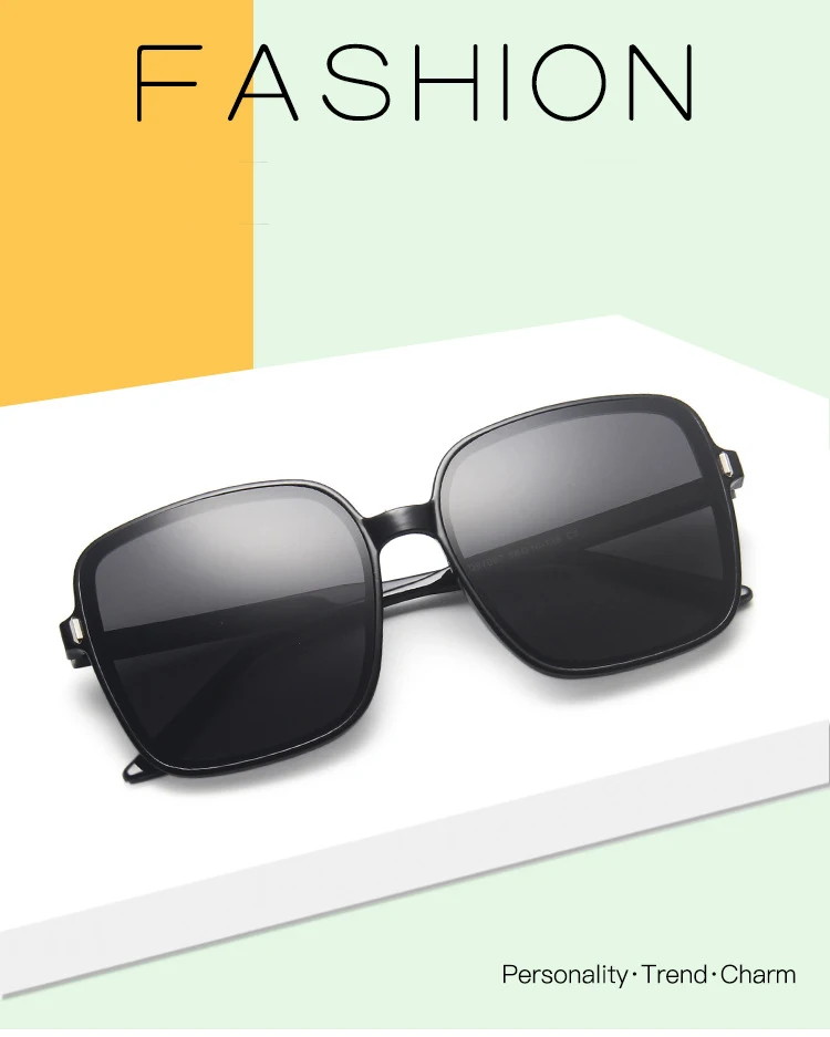 women's sunglasses Brand Designer Oversized Square Sunglasses Women Fashion Big Frame Sun Glasses Ladies Vintage Shades Eyewear zonnebril dames big square sunglasses